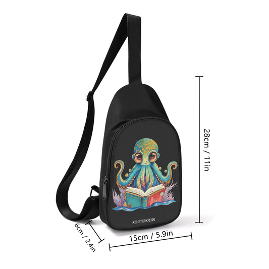 Book Nerd Octopus Chest Bag