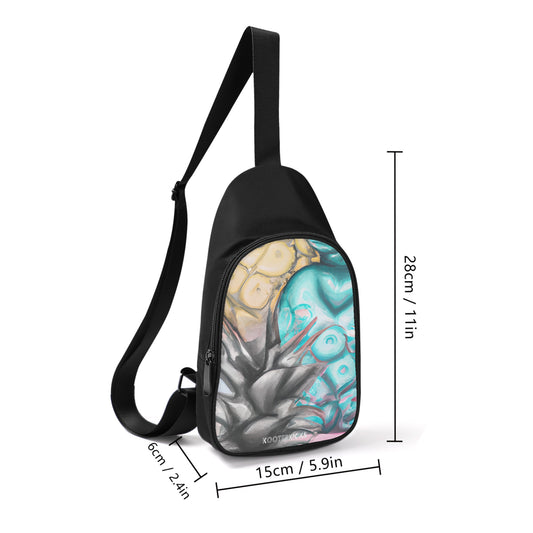 Pastel Pineapple 2 Chest Bag