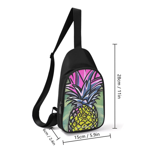 Pineapple Splash Chest Bag