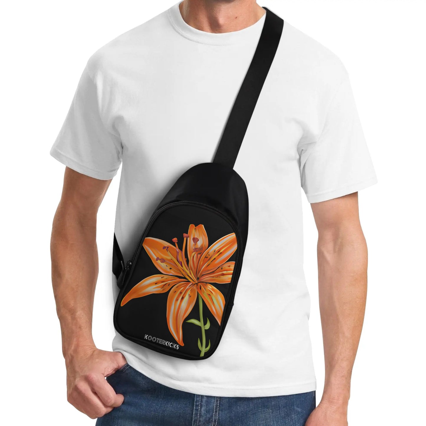 Chest Bag - Orange Lily