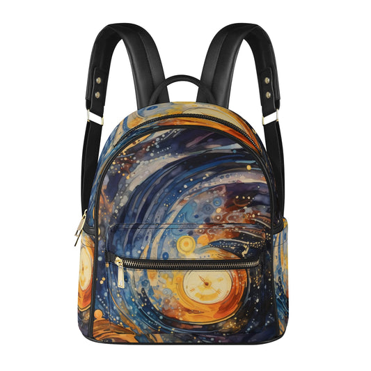Doctor Who Inspired Casual PU Leather Backpack