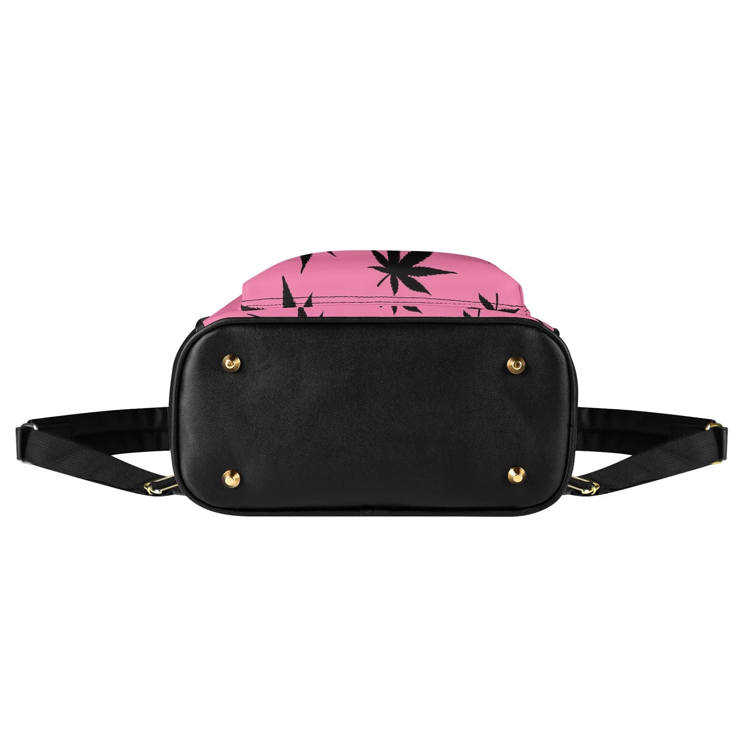 Pink Pot Casual PU Leather Backpack