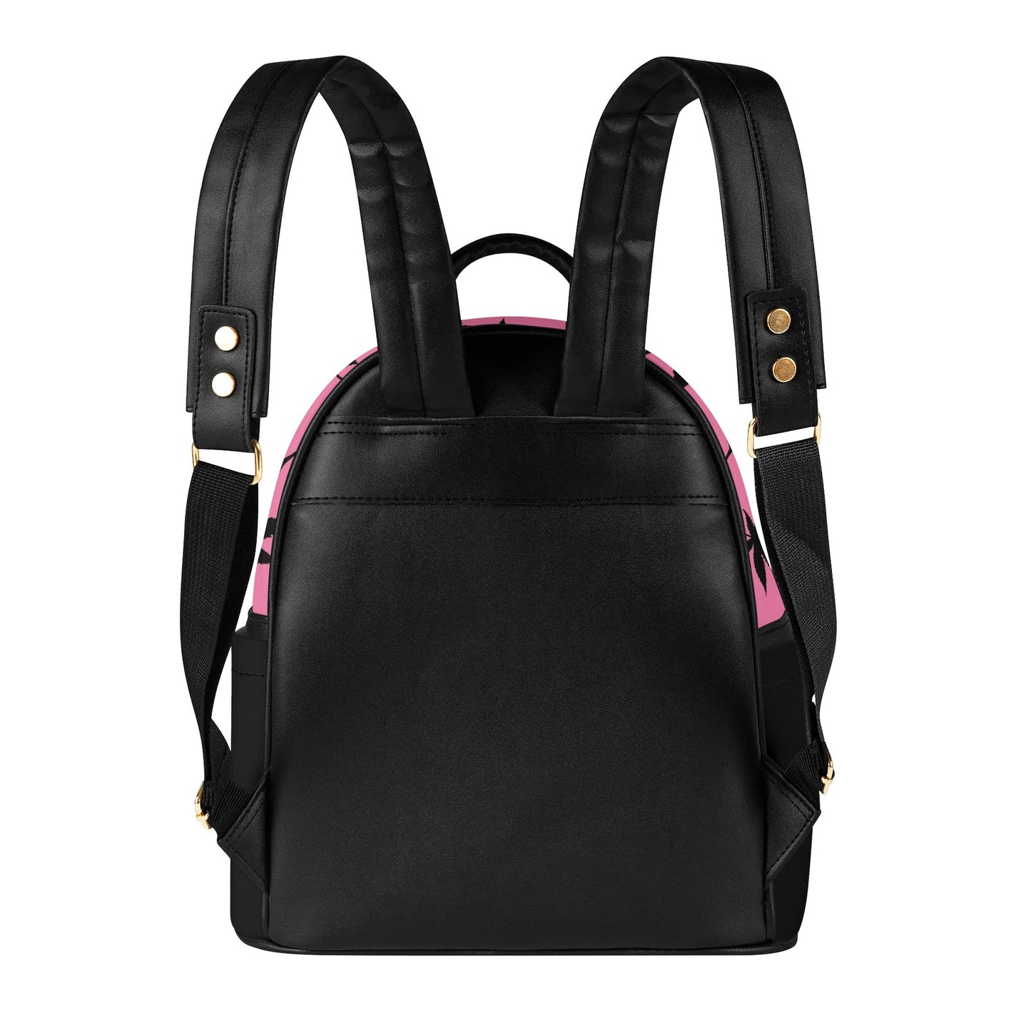 Pink Pot Casual PU Leather Backpack