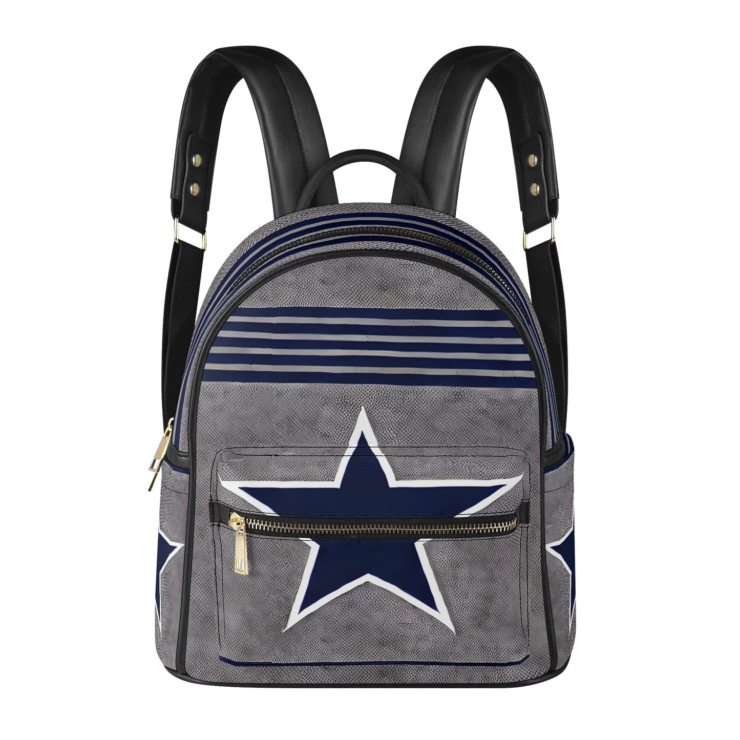 Dallas Cowboys Casual PU Leather Backpack