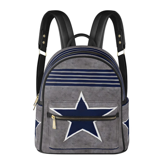 Dallas Cowboys Casual PU Leather Backpack