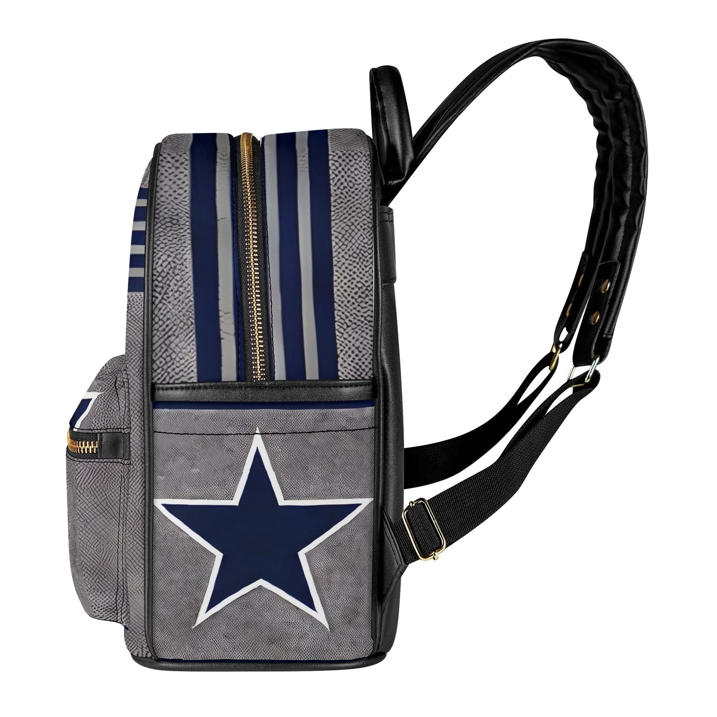 Dallas Cowboys Casual PU Leather Backpack