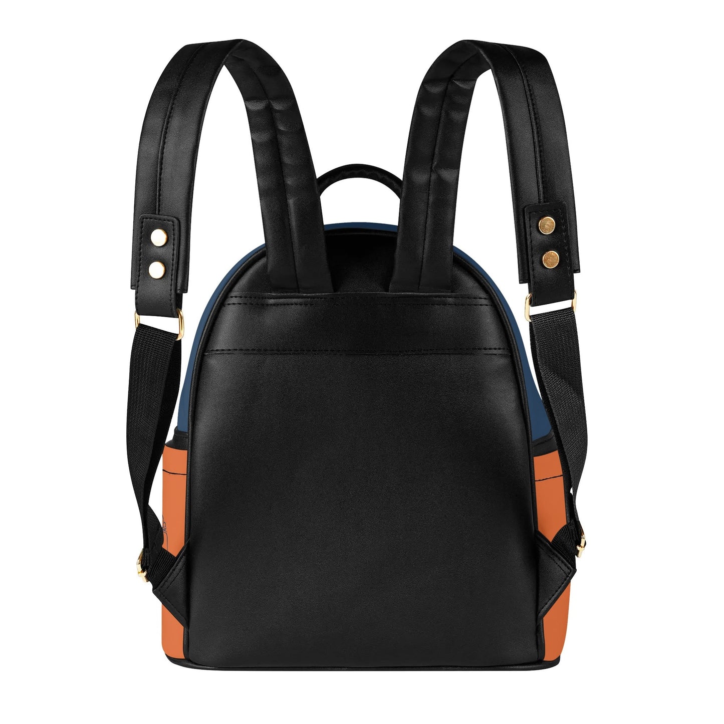 Edmonton Oilers Inspired Casual PU Leather Backpack