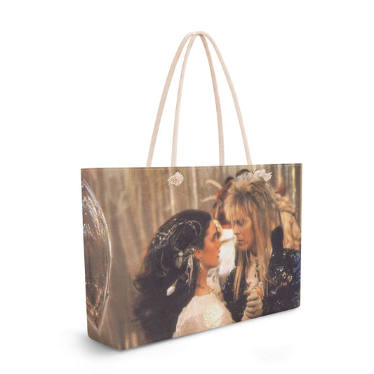 Jareth and Sarah Labyrinth Inspired Polyester Weekender Bag Travel Tote Bag