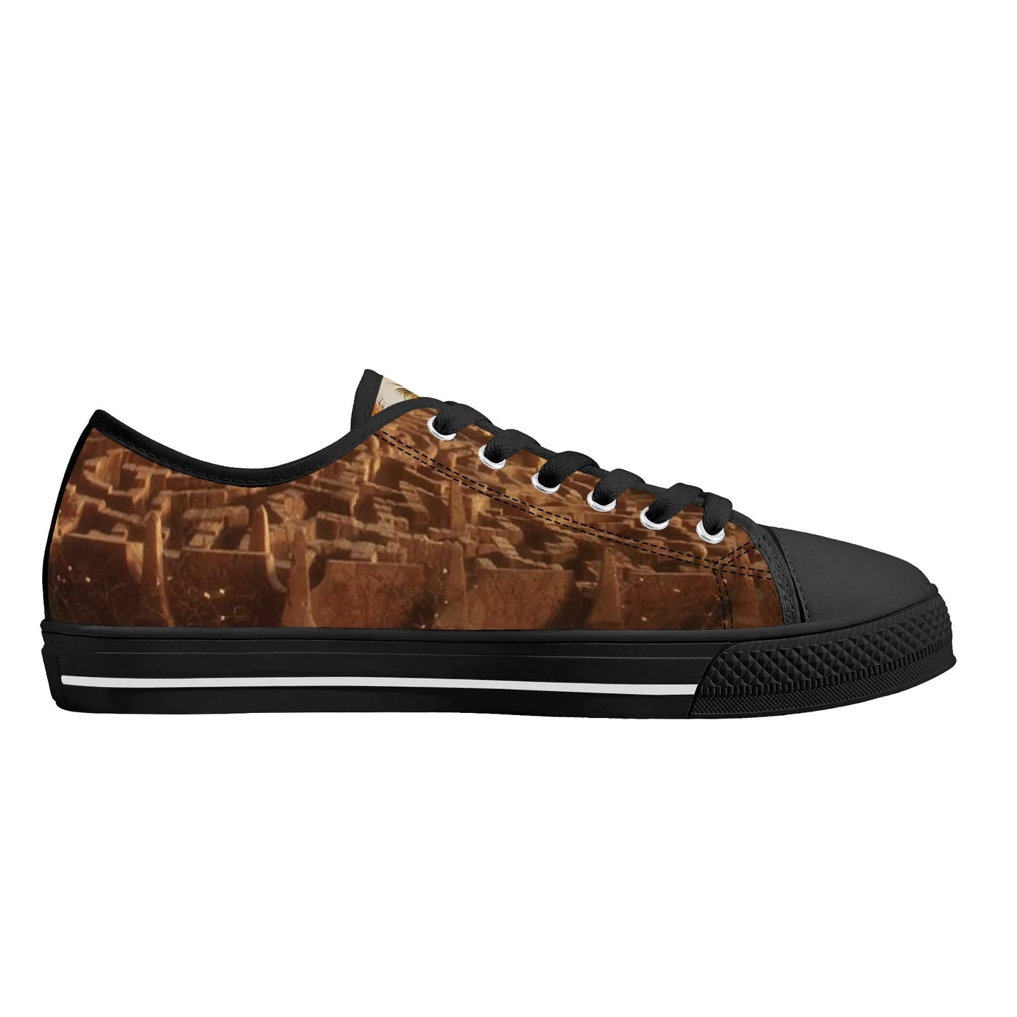 Labyrinth Inspired Womens Low Top Canvas Shoes