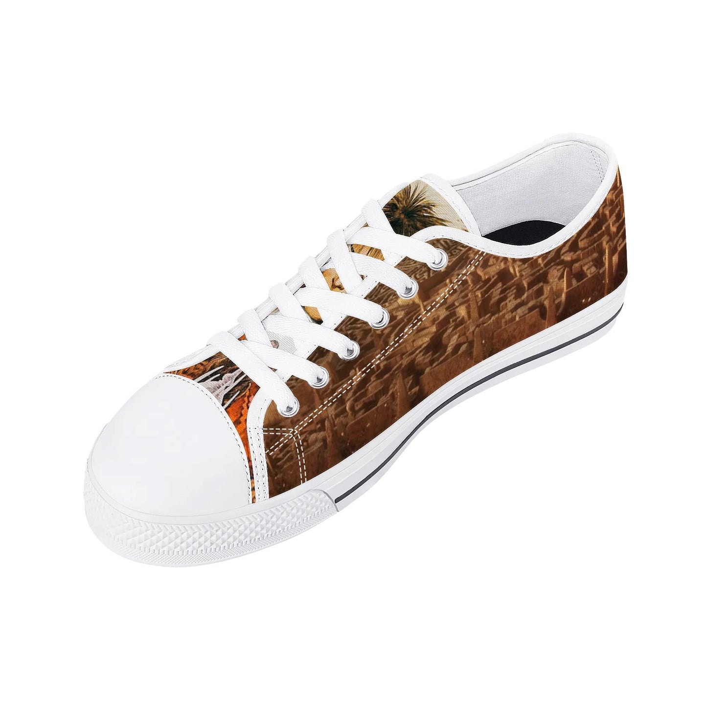 Labyrinth Inspired Womens Low Top Canvas Shoes