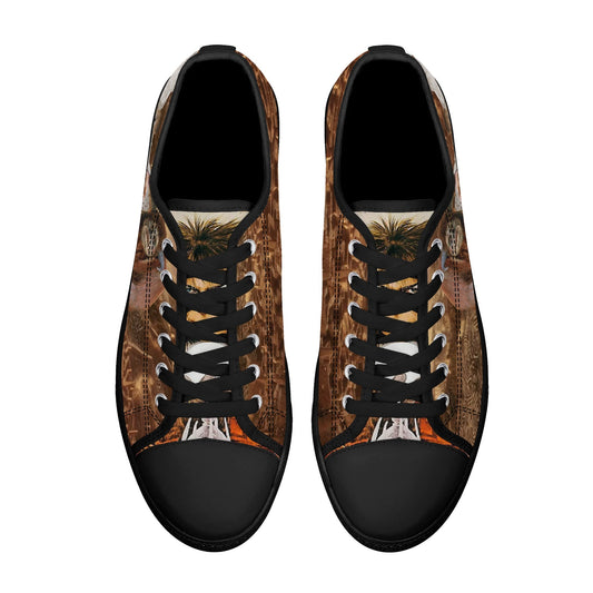 Labyrinth Inspired Womens Low Top Canvas Shoes