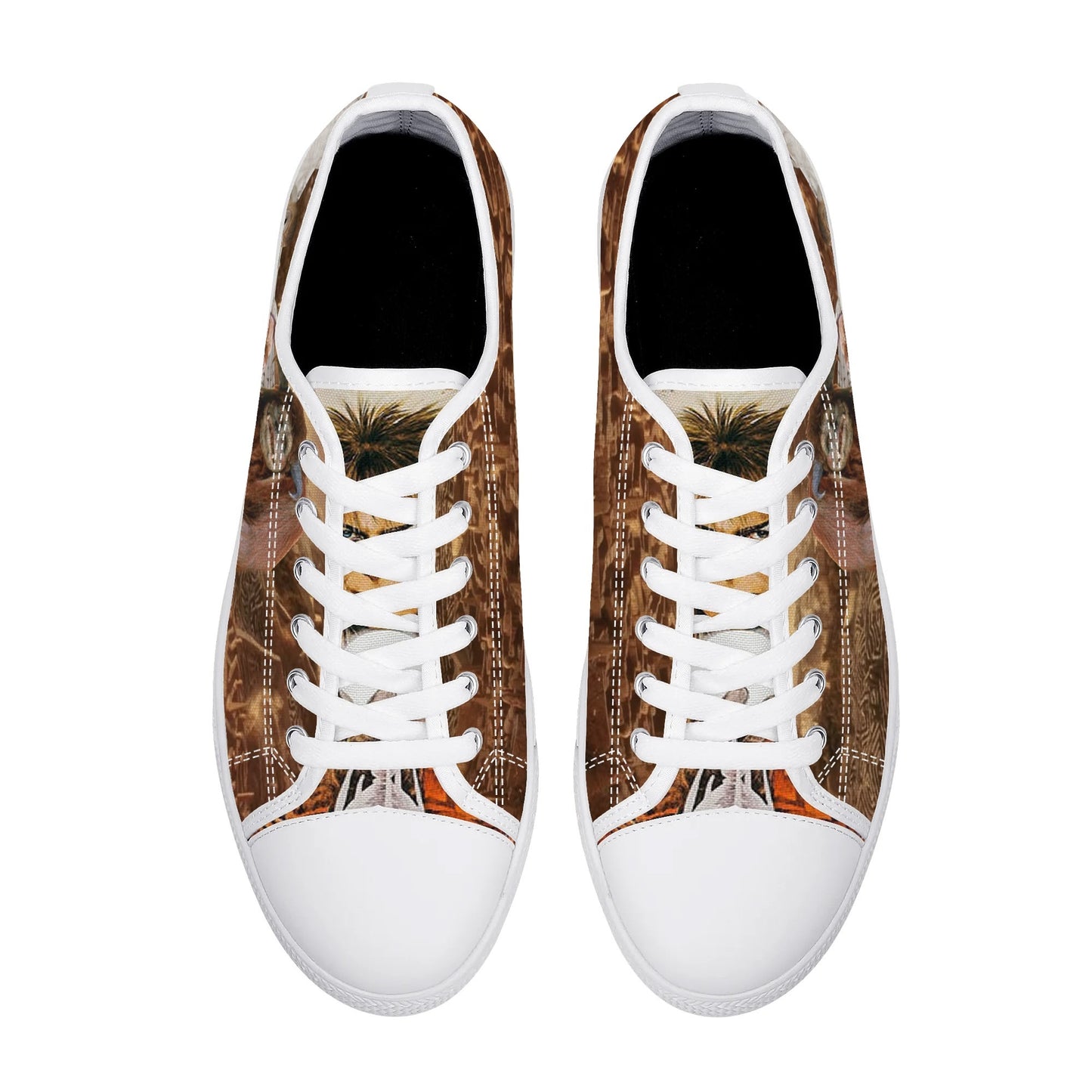 Labyrinth Inspired Womens Low Top Canvas Shoes