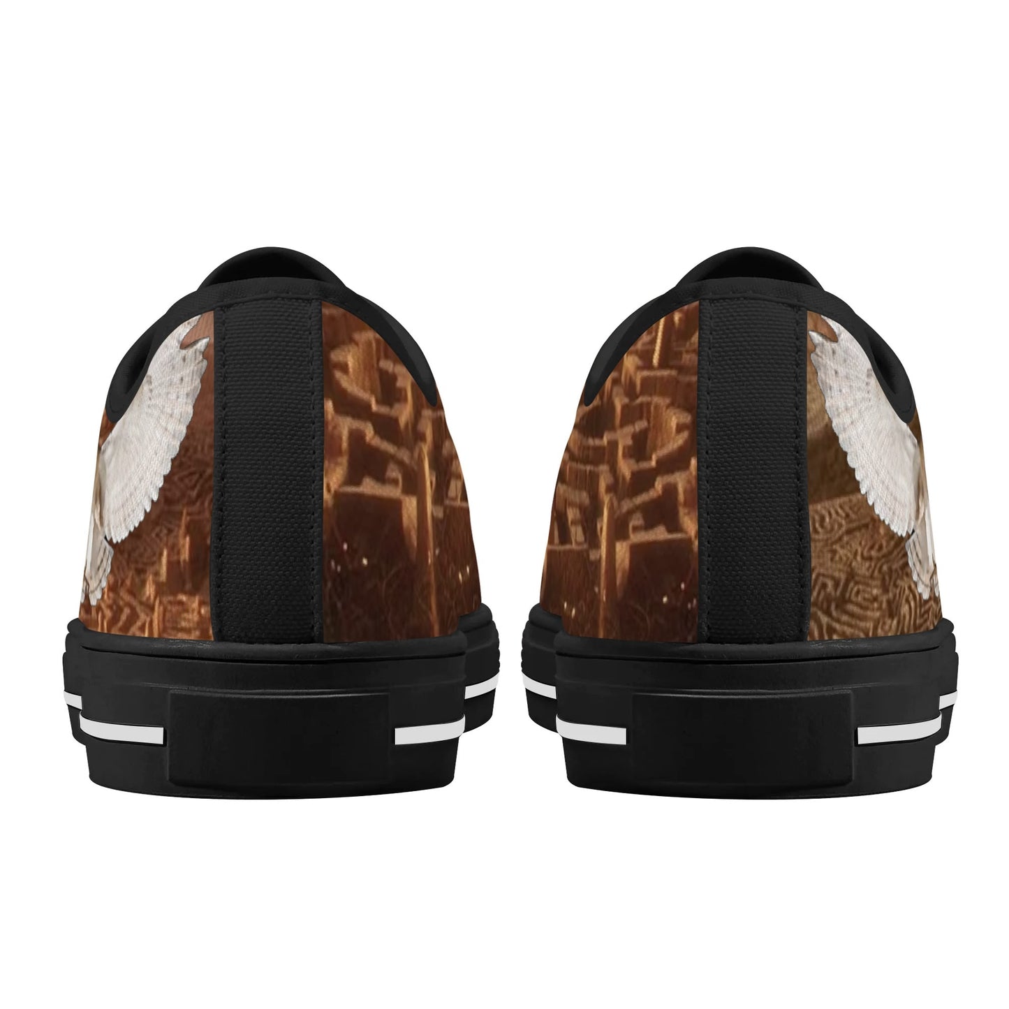 Labyrinth Inspired Womens Low Top Canvas Shoes