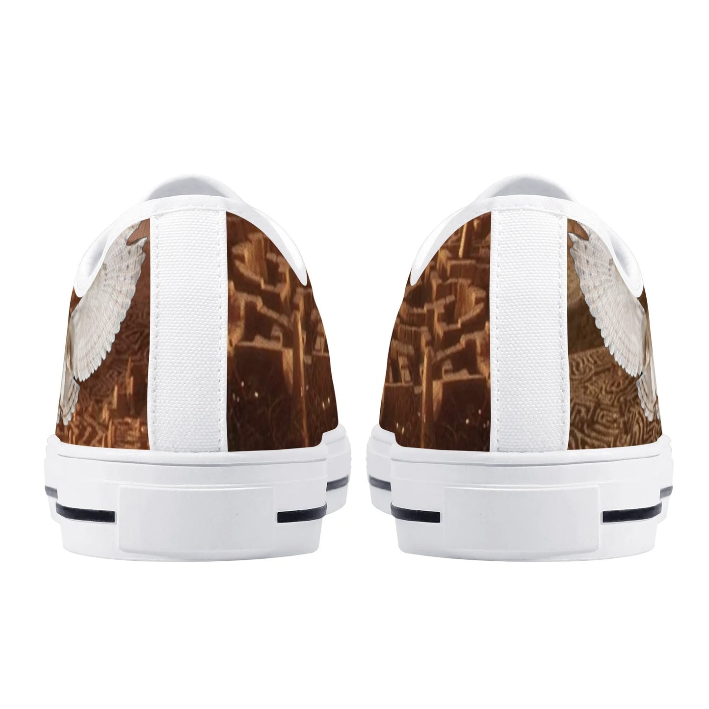 Labyrinth Inspired Womens Low Top Canvas Shoes
