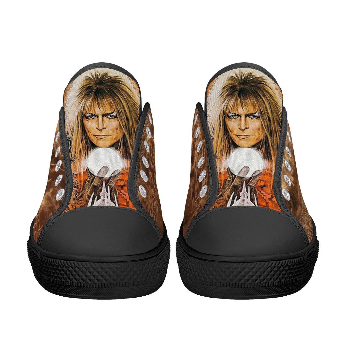 Labyrinth Inspired Womens Low Top Canvas Shoes