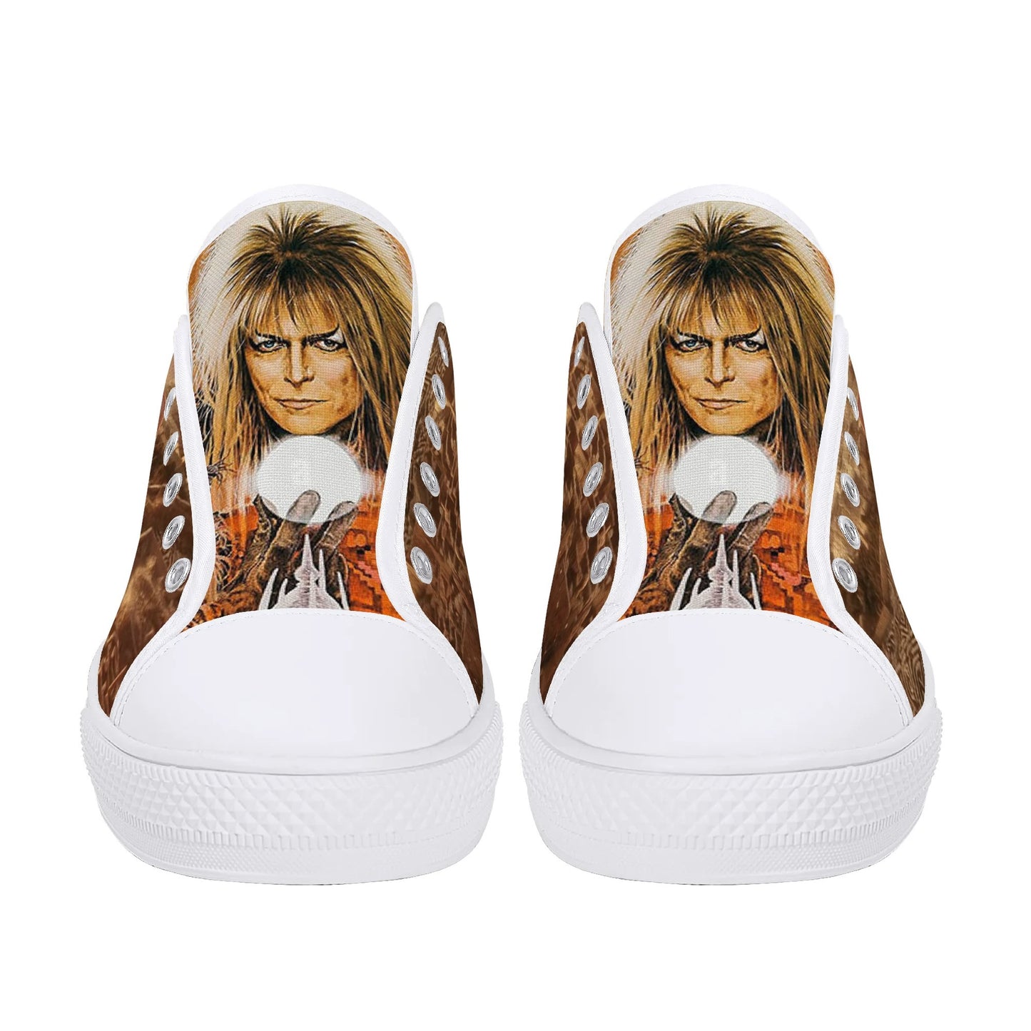 Labyrinth Inspired Womens Low Top Canvas Shoes