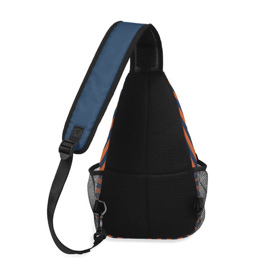 Edmonton Oilers Inspired Chest Crossbody Bag with Adjustable Strap