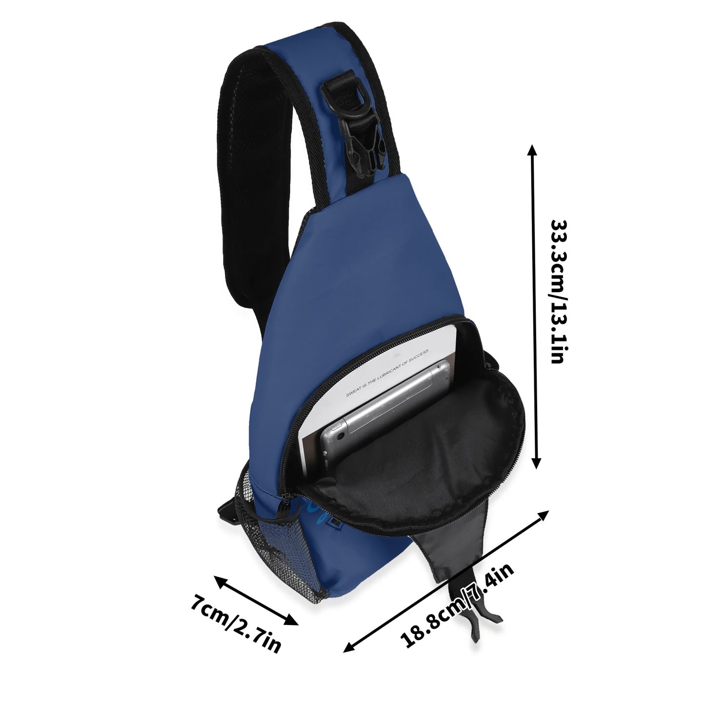 LA Dodgers Inspired Chest Crossbody Bag with Adjustable Strap