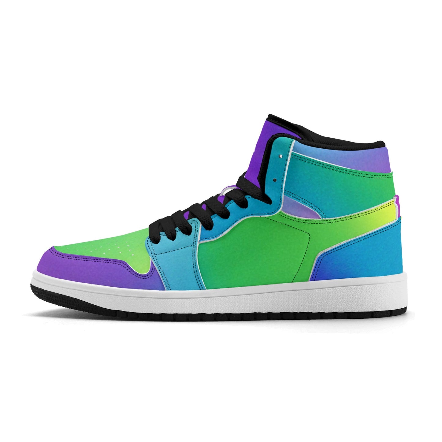 Mens Colourfunk Premium PU Leather High Top Sneakers