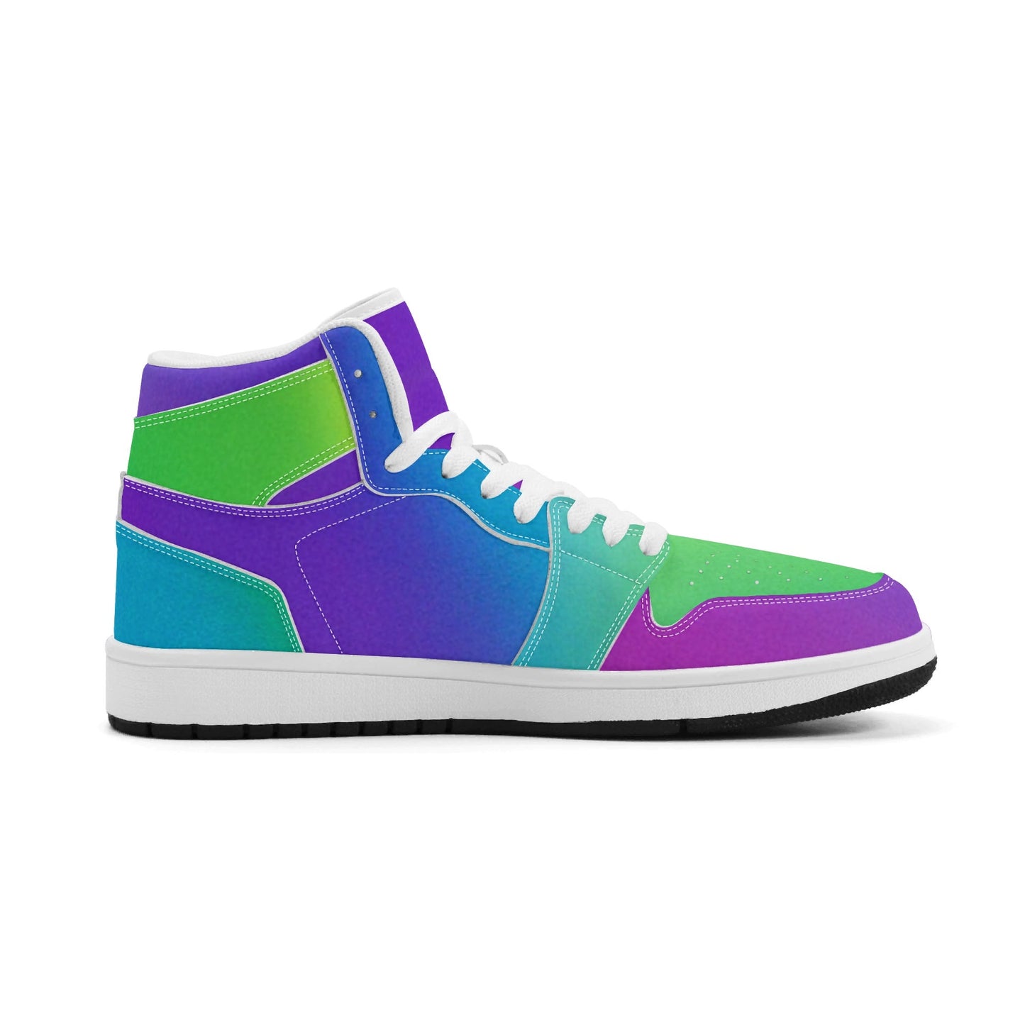 Mens Colourfunk Premium PU Leather High Top Sneakers