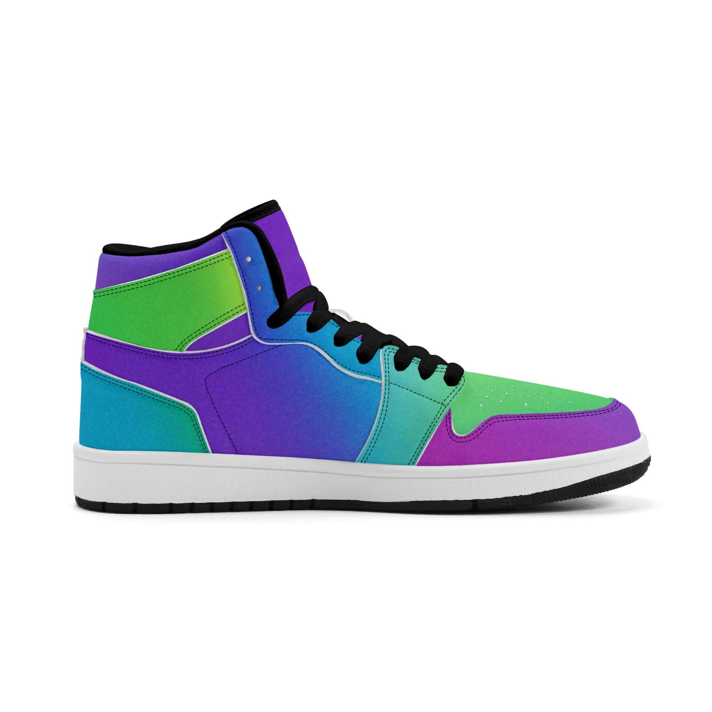 Mens Colourfunk Premium PU Leather High Top Sneakers