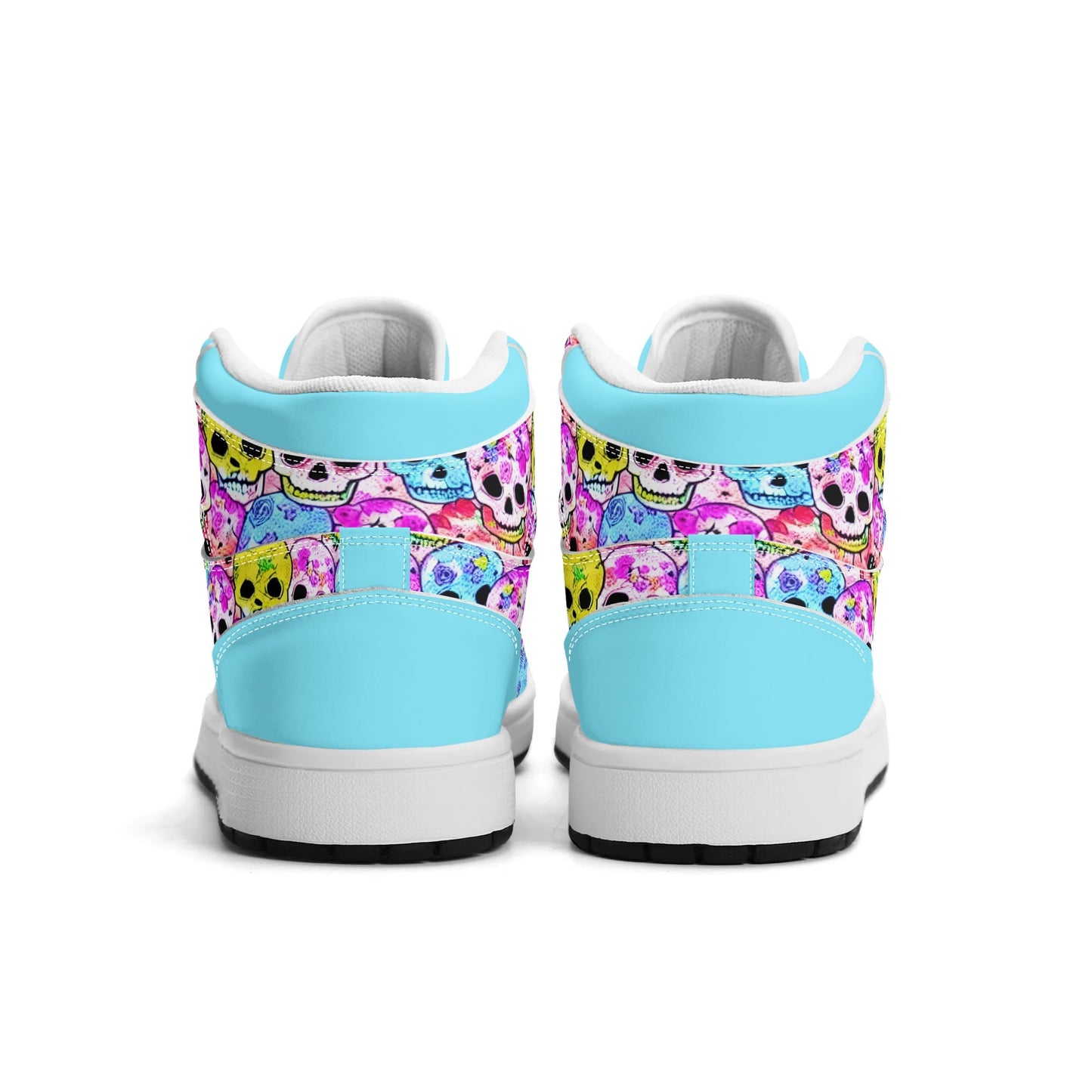 Womens Jelly Skulls Premium PU Leather Sneaker
