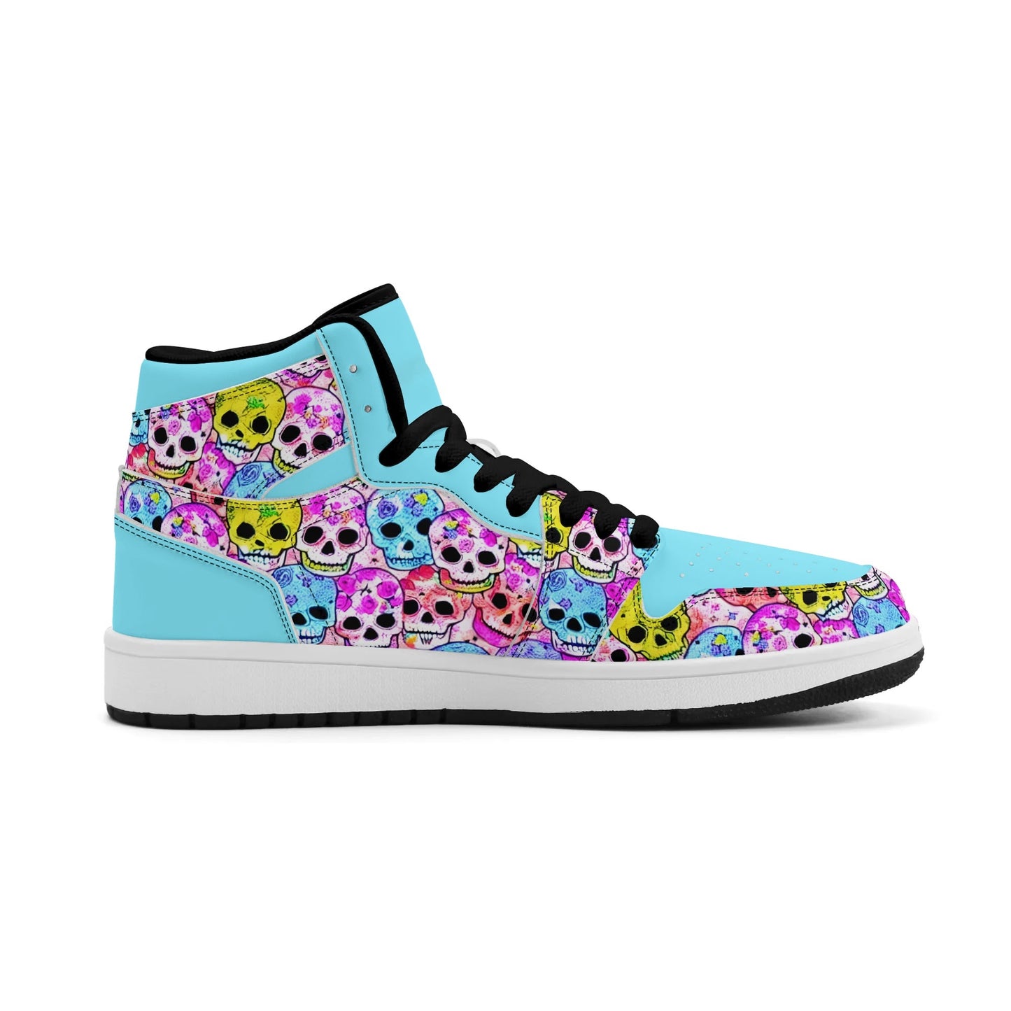 Womens Jelly Skulls Premium PU Leather Sneaker