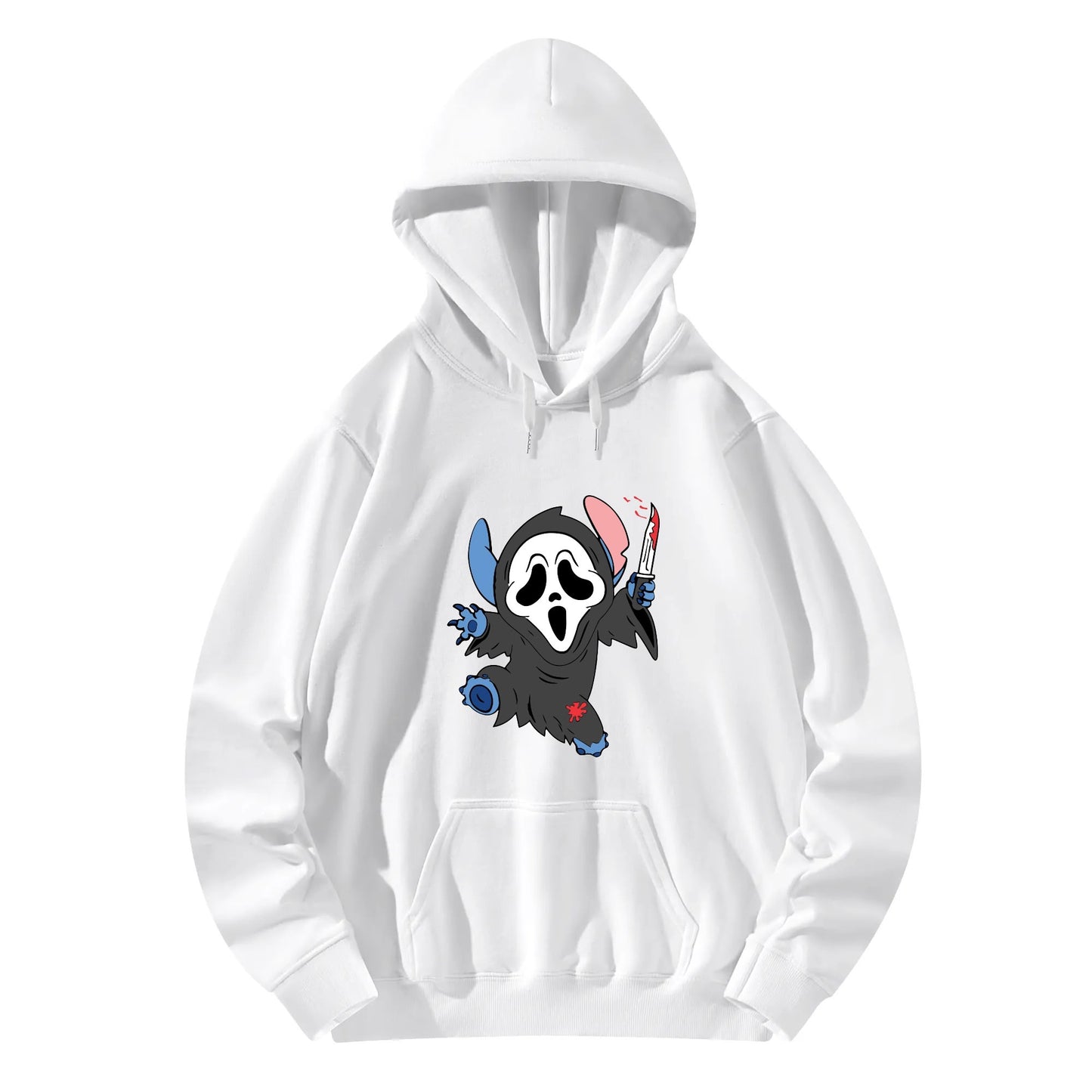 Unisex Stitch Slytherin Front & Back Cotton Hoodie