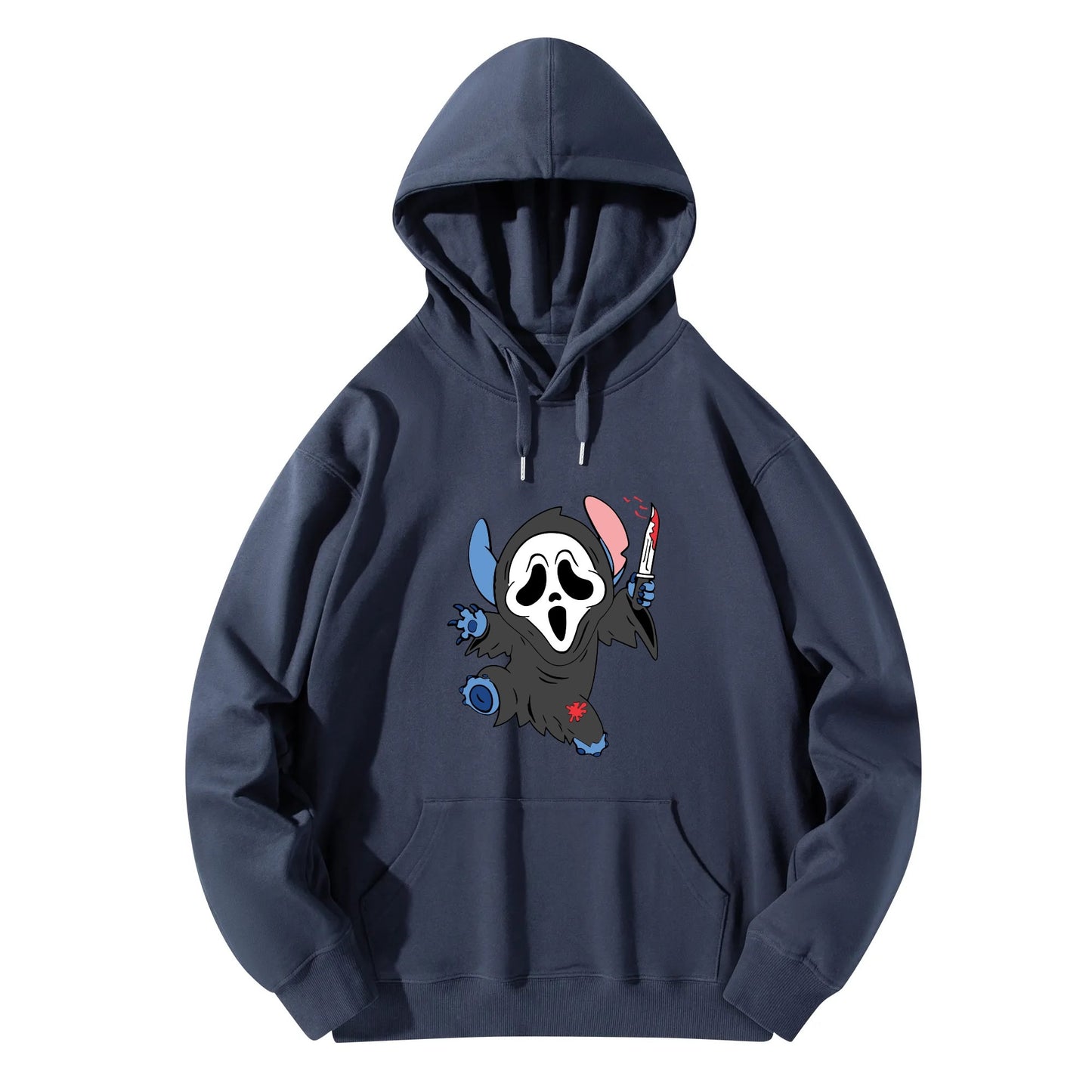 Unisex Stitch Slytherin Front & Back Cotton Hoodie