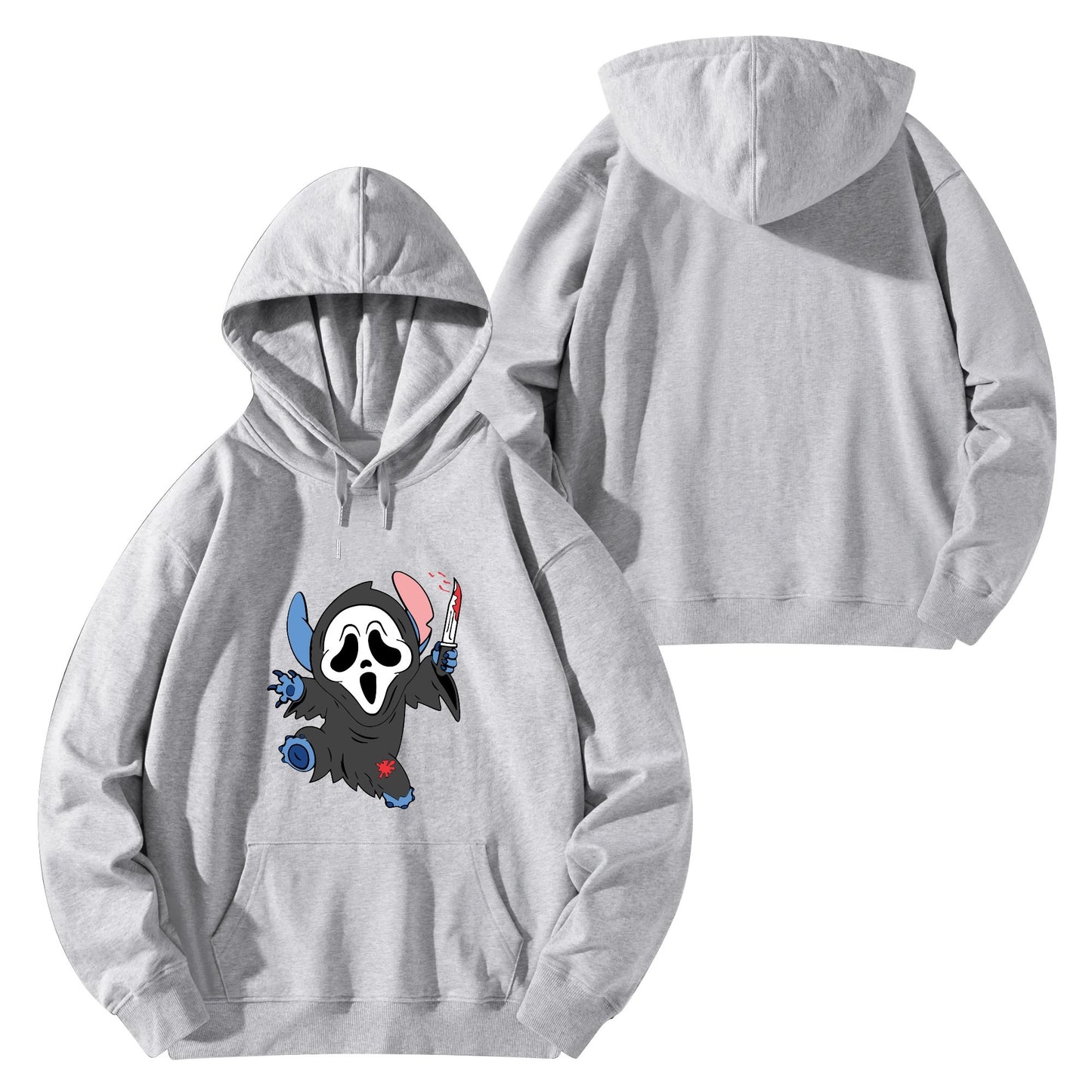 Unisex Stitch Slytherin Front & Back Cotton Hoodie