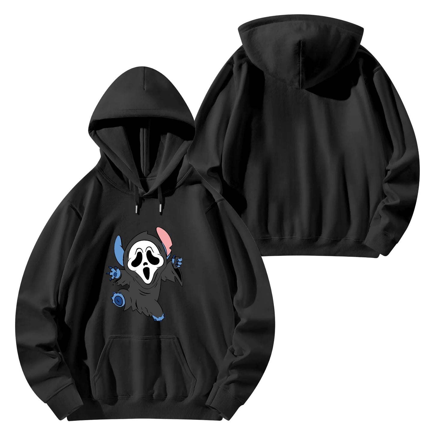 Unisex Stitch Ghostface Cotton Hoodie