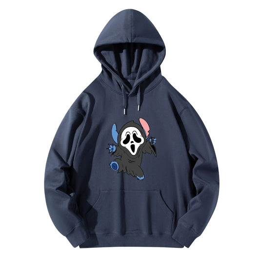 Unisex Stitch Ghostface Cotton Hoodie