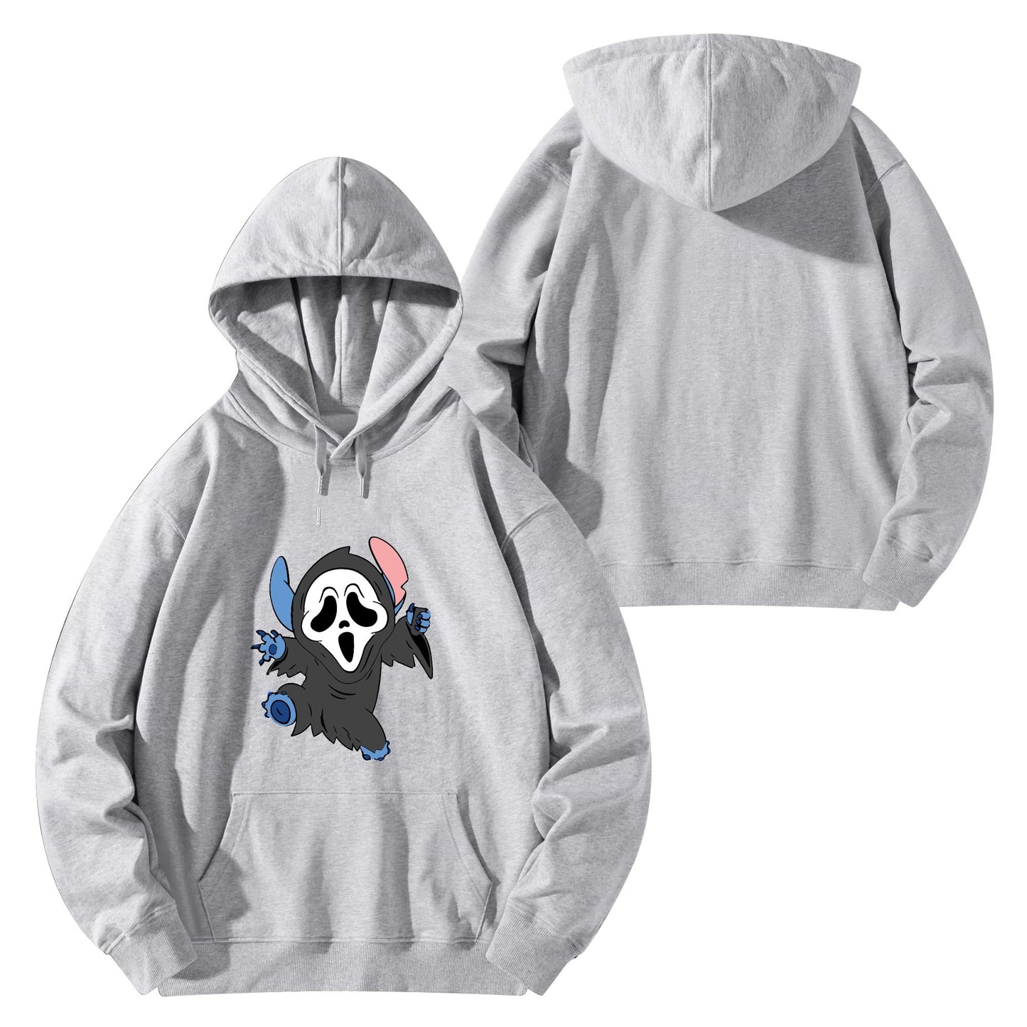 Unisex Stitch Ghostface Cotton Hoodie