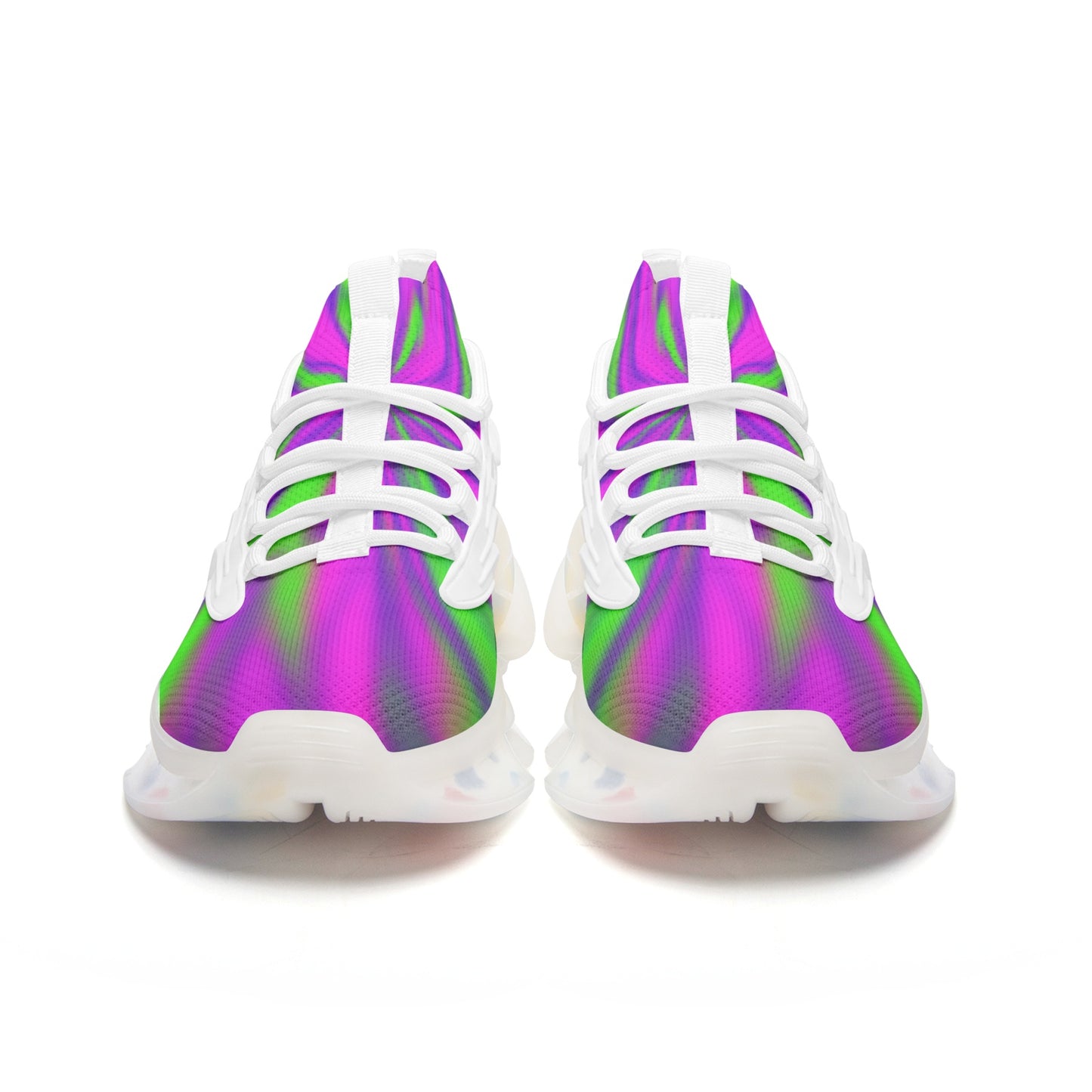 Neon Explosion Unisex Low Top Mesh Sneakers