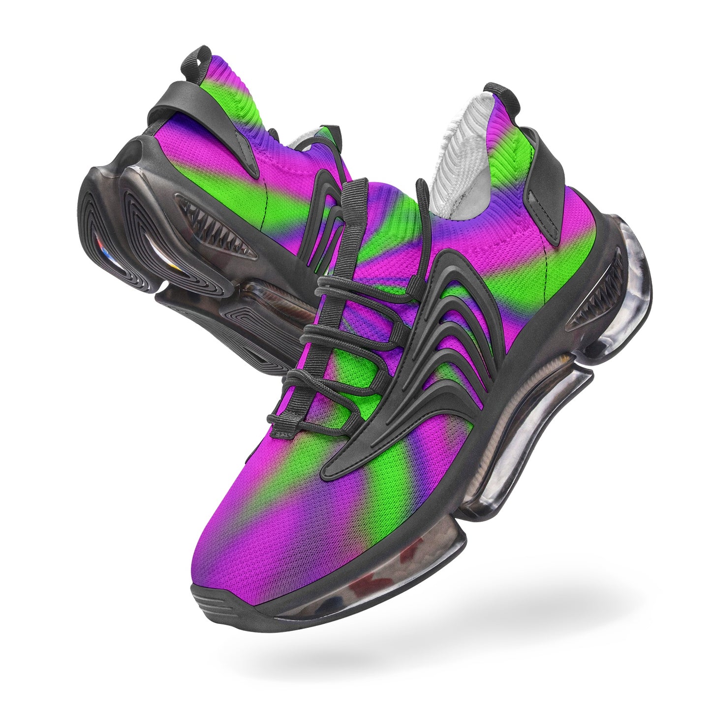 Neon Explosion Unisex Low Top Mesh Sneakers