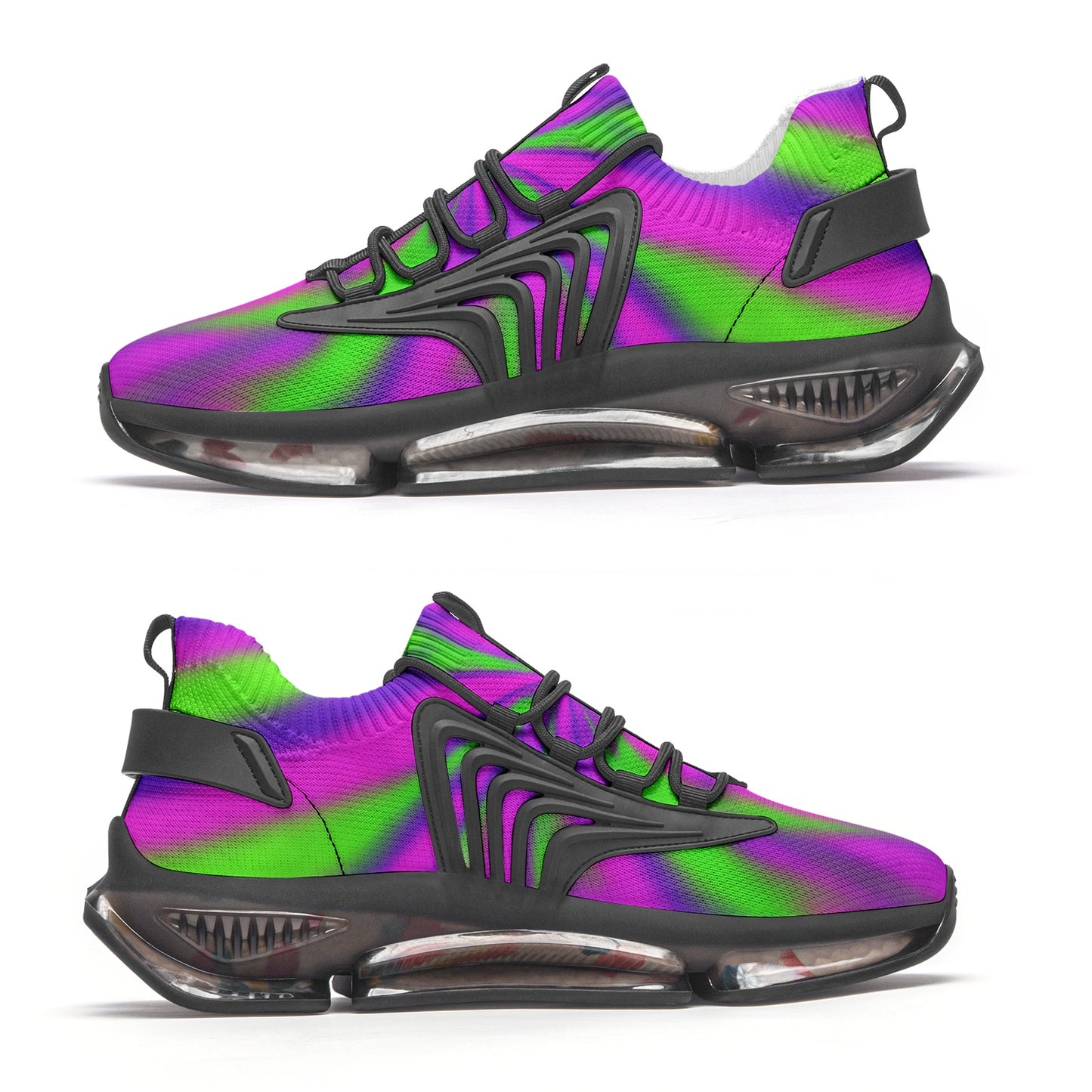 Neon Explosion Unisex Low Top Mesh Sneakers