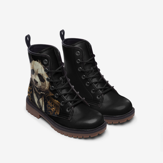 Regal Panda Unisex Casual Leather Lightweight boots Unisex