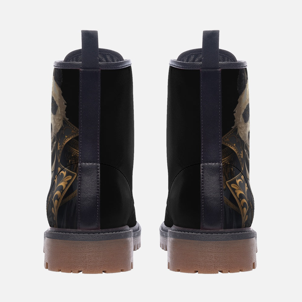 Regal Panda Unisex Casual Leather Lightweight boots Unisex