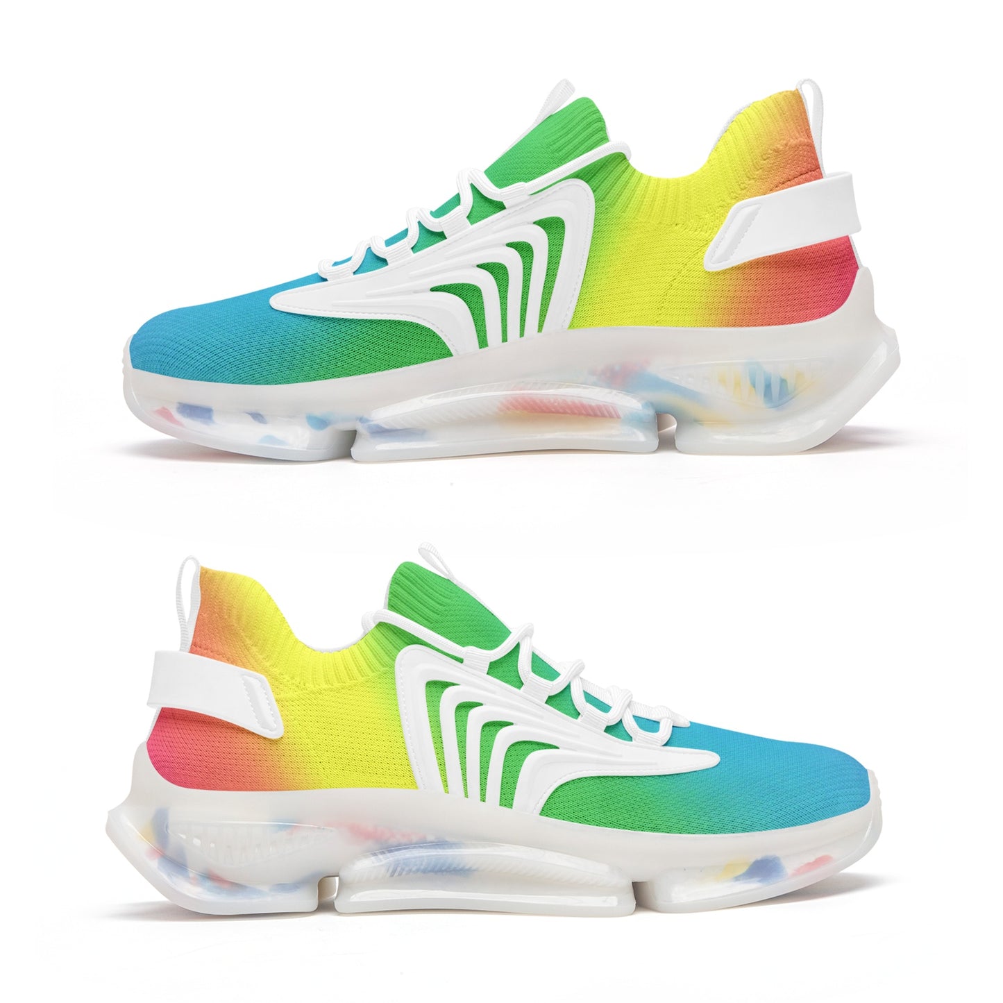 Soft Rainbow Unisex Low Top Mesh Sneakers