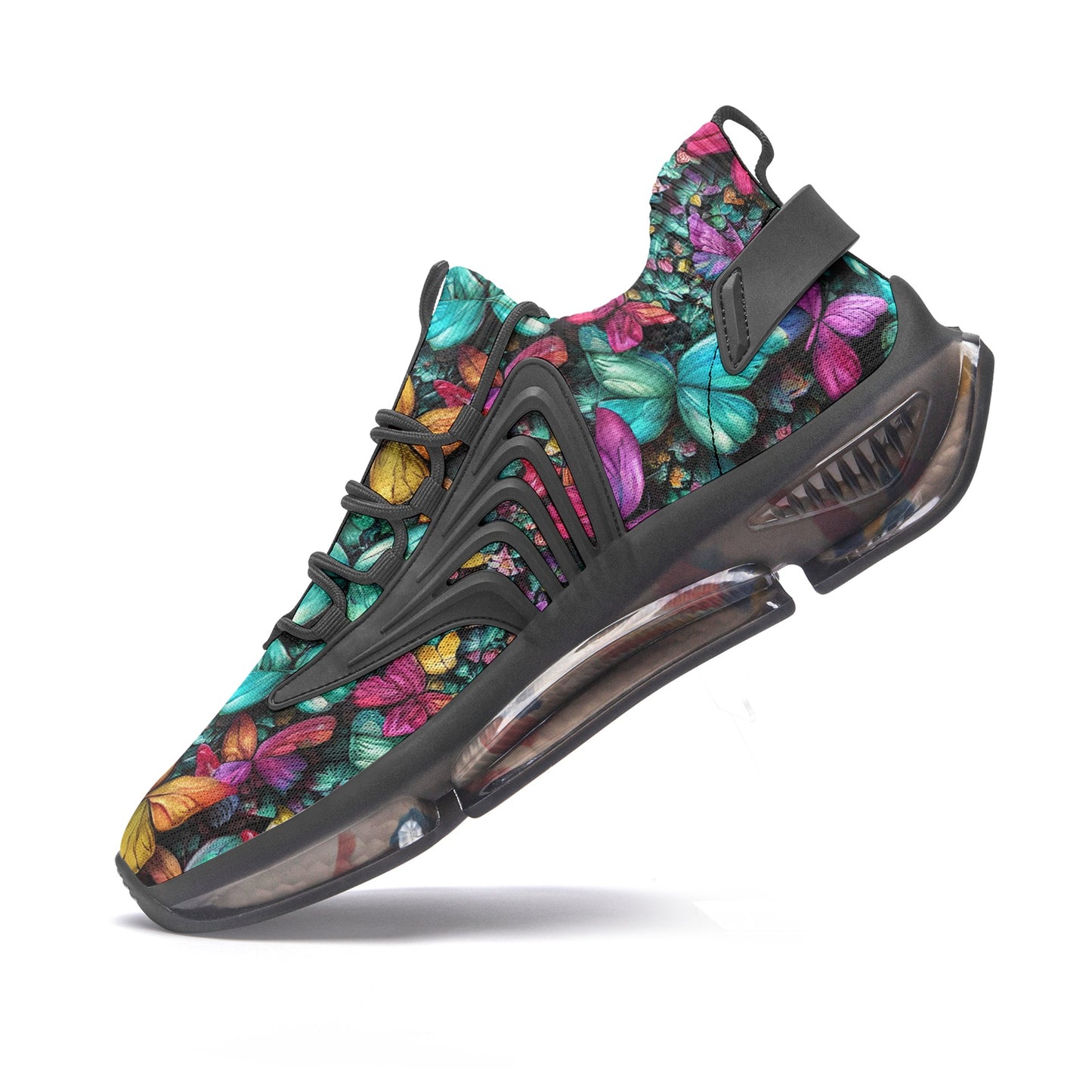 Unisex Butterfly Collage Low Top Mesh Sneakers