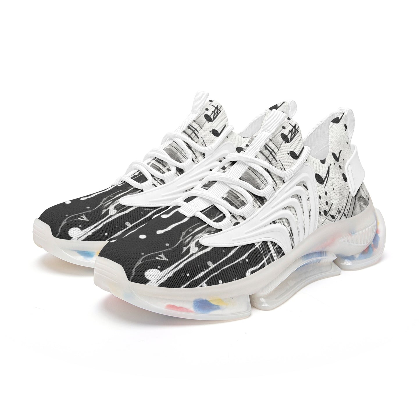 Music Drop Unisex Low Top Mesh Sneakers
