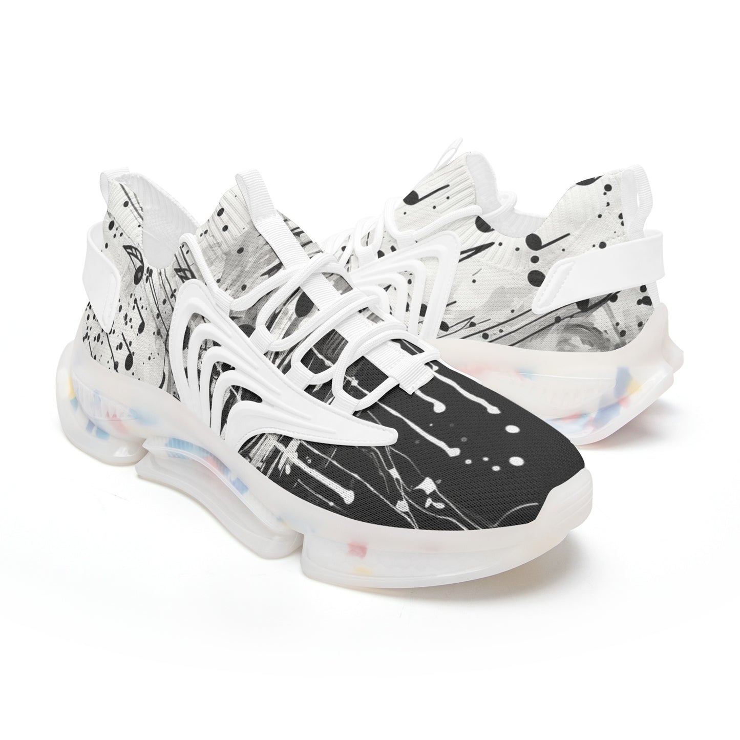 Music Drop Unisex Low Top Mesh Sneakers