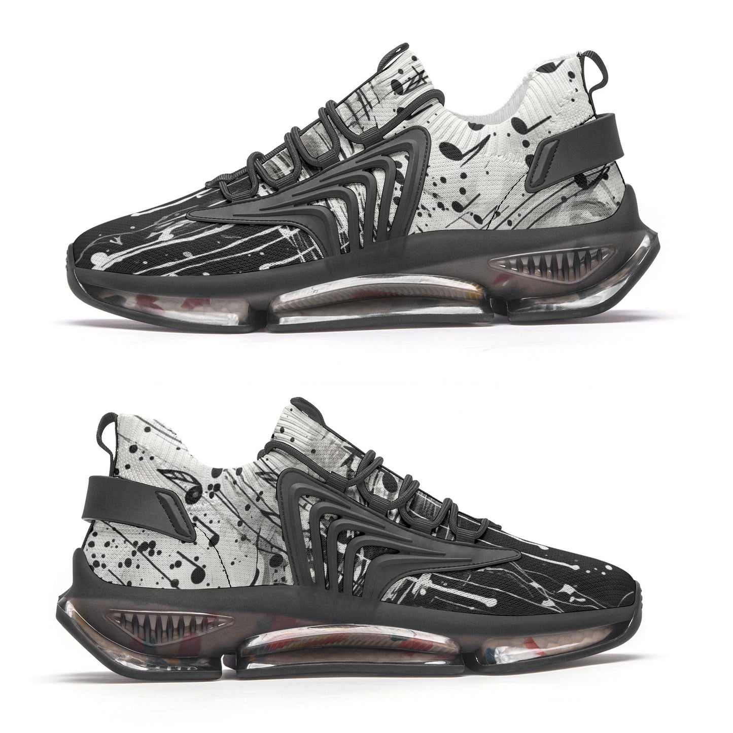 Music Drop Unisex Low Top Mesh Sneakers