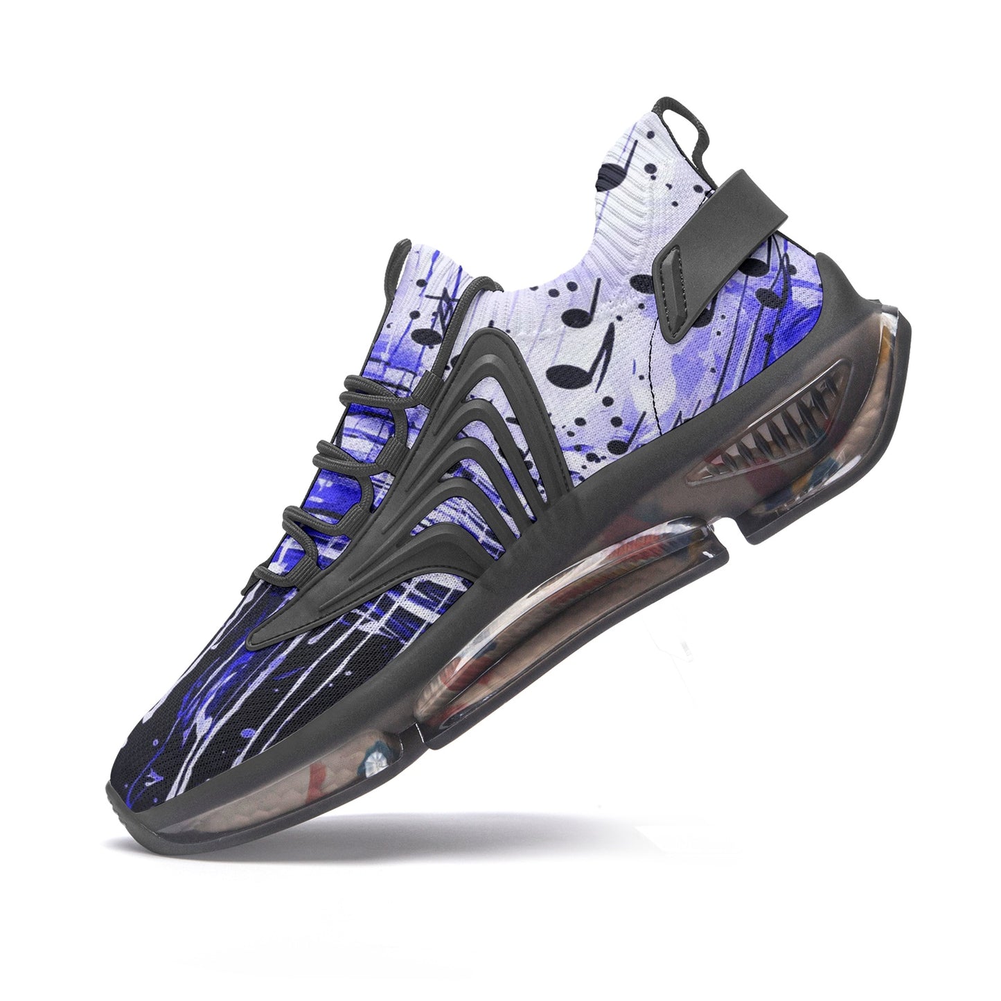 Blue Music Drop Unisex Low Top Mesh Sneakers