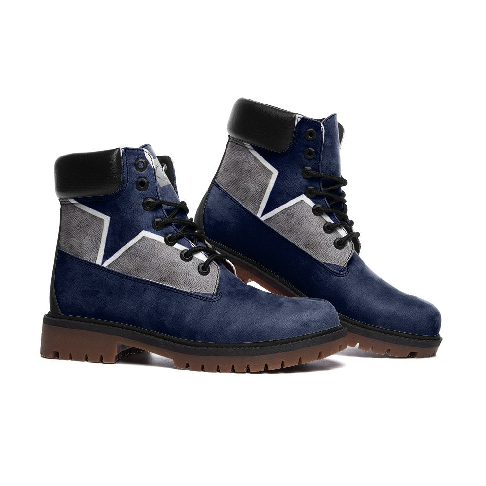 Dallas Cowboy Inspired Casual Leather Lightweight Boots