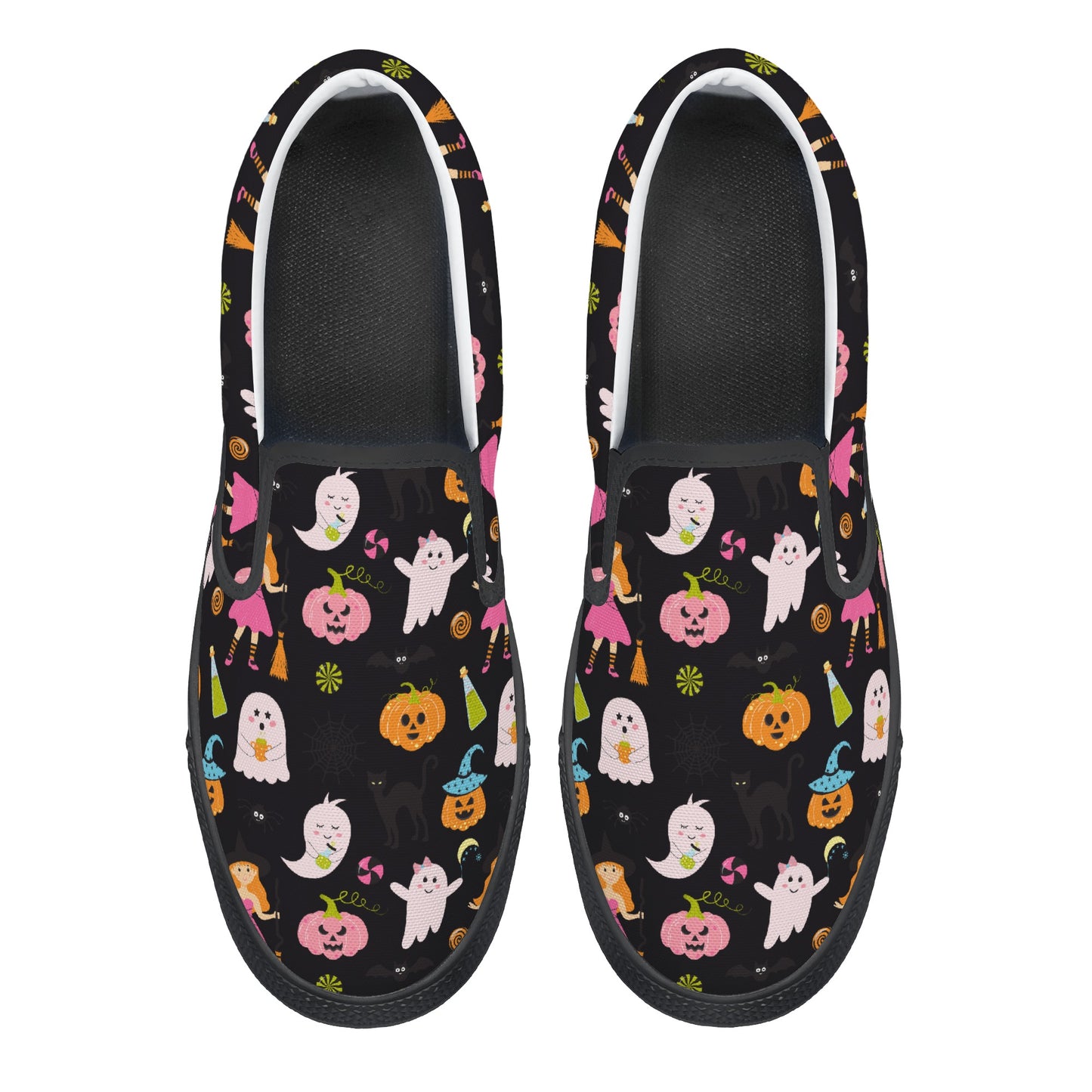 Party Ghosts Pumpkins Halloween Slip On Shoes