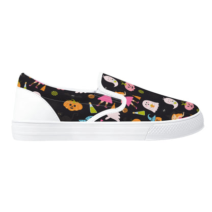 Party Ghosts Pumpkins Halloween Slip On Shoes