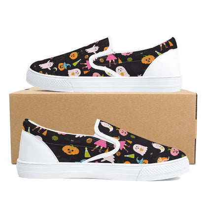 Party Ghosts Pumpkins Halloween Slip On Shoes