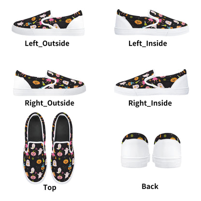 Party Ghosts Pumpkins Halloween Slip On Shoes