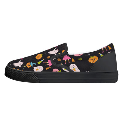 Party Ghosts Pumpkins Halloween Slip On Shoes